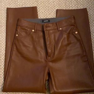 Express - Faux Leather Pant Size 2